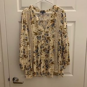 American eagle outfitters floral blouse